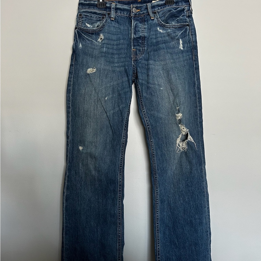 Hollister Men's Retro Distressed Jeans